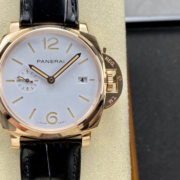 VS Factory Panerai Luminor Due 42mm Rose Gold White Dial 1:1 Super Clone – DDP.900 Movement