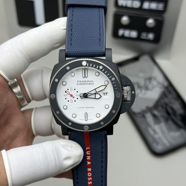 VS Factory Panerai Submersible QuarantaQuattro Luna Rossa Ti-Ceramitech 44mm PAM01543 1:1 Super Clone – DDP.900 Movement