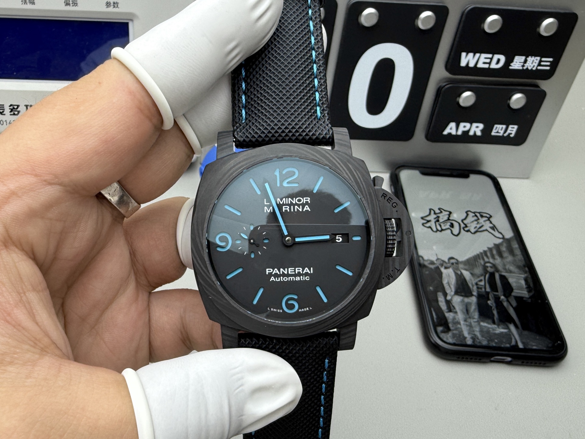 vsf-14774-506e959cea-i1745920307619_3021_0_0-1 VS Factory Panerai Luminor Marina Carbotech 44mm PAM01661 1:1 Super Clone – DDP.9010 Movement - Image 1