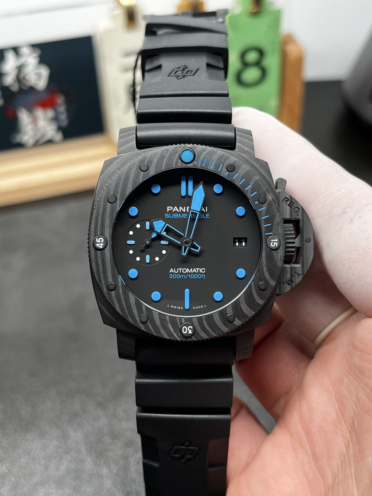vsf-14837-3d28ba090d-i1772220377626_2624_0_0 VS Factory Panerai Submersible Carbotech 47mm PAM01616 1:1 Super Clone – DDP.9010 Movement - Image 1