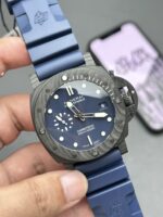 VS Factory Panerai Submersible QuarantaQuattro Carbotech “Blu Abisso” 44mm PAM01232 1:1 Super Clone – DDP.900 Movement - Image 3