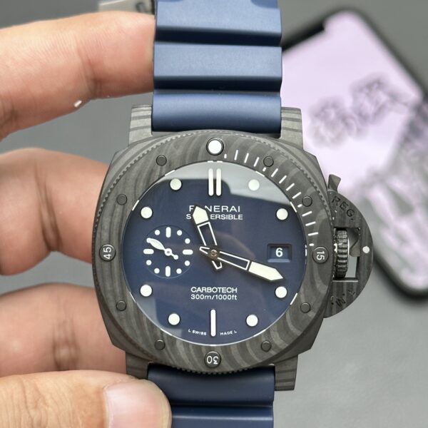 VS Factory Panerai Submersible QuarantaQuattro Carbotech “Blu Abisso” 44mm PAM01232 1:1 Super Clone – DDP.900 Movement