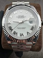 VS Factory Rolex Datejust 41 Ref. 126334 “White Roman” 1:1 Super Clone – DD3235 Movement - Image 4