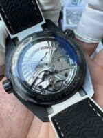 VS Factory Omega Seamaster Planet Ocean 600M Worldtimer “Stealth Black” Custom （220.92.43.22.99.001）1:1 Super Clone – DD Caliber 8938 - Image 10