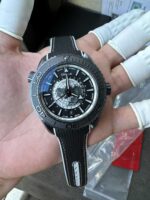 VS Factory Omega Seamaster Planet Ocean 600M Worldtimer “Stealth Black” Custom （220.92.43.22.99.001）1:1 Super Clone – DD Caliber 8938