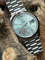 VS Factory Rolex Day-Date 40 Ref. 228236 “Platinum Ice Blue” V2 Upgrade 1:1 Super Clone – DD3255 Movement - Image 3