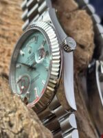 VS Factory Rolex Day-Date 40 Ref. 228236 “Platinum Ice Blue” V2 Upgrade 1:1 Super Clone – DD3255 Movement - Image 5