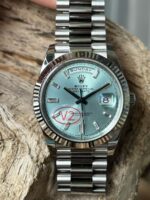 VS Factory Rolex Day-Date 40 Ref. 228236 “Platinum Ice Blue” V2 Upgrade 1:1 Super Clone – DD3255 Movement - Image 2