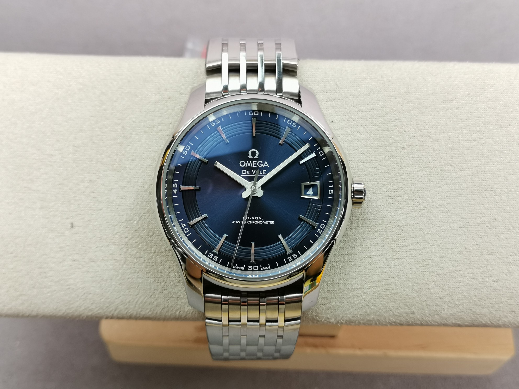 vsf-15657-82ddba2dd4-a1619367984610_3783-1 VS Factory Omega De Ville Hour Vision Blue Dial (433.10.41.21.03.001) 1:1 Super Clone – DD8900 Movement - Image 1