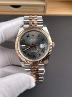 VS Factory Rolex Datejust 41 “Wimbledon” Everose Gold (126331) 1:1 Super Clone – DD3235 Movement - Image 2