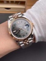 VS Factory Rolex Datejust 41 “Wimbledon” Everose Gold (126331) 1:1 Super Clone – DD3235 Movement - Image 10
