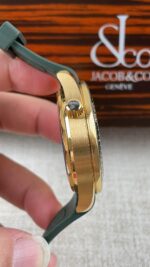 VS Factory Omega Seamaster Diver 300M “Green & Gold” (210.62.42.20.10.001) 1:1 Super Clone – DD8800 Movement - Image 5