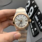 VS Factory Omega Constellation 38mm Two-Tone Rose Gold Diamond Dial (123.20.38.21.52.001) 1:1 Super Clone – DD8500 Movement