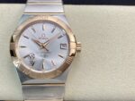 VS Factory Omega Constellation 38mm Two-Tone Rose Gold Silver Dial (123.20.38.21.02.001) 1:1 Super Clone – DD8500 Movement