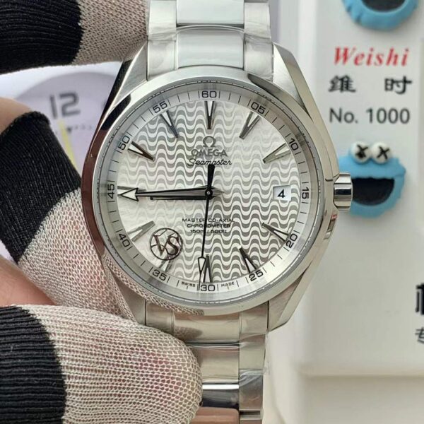 VS Factory Omega Seamaster Aqua Terra 150M “Silver Wave” (231.10.42.21.02.006) 1:1 Super Clone – DD8500 Movement