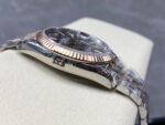 VS Factory Rolex Datejust 36mm Slate Fluted Motif Dial Fluted Bezel Two-Tone Rose Gold Jubilee Bracelet (126231) 1:1 Super Clone – DD3235 Movement - Image 6