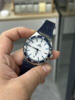 VS Factory Omega Constellation 41mm White Dial Blue Ceramic Bezel Blue Leather Strap (131.33.41.21.04.001) 1:1 Super Clone – DD8900 Movement - Image 4