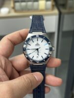 VS Factory Omega Constellation 41mm White Dial Blue Ceramic Bezel Blue Leather Strap (131.33.41.21.04.001) 1:1 Super Clone – DD8900 Movement - Image 2
