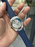 VS Factory Omega Constellation 41mm White Dial Blue Ceramic Bezel Blue Leather Strap (131.33.41.21.04.001) 1:1 Super Clone – DD8900 Movement - Image 6
