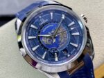 VS Factory Omega Seamaster Aqua Terra Worldtimer 43mm Blue Dial (220.12.43.22.03.001) 1:1 Super Clone – DD8938 Movement - Image 4