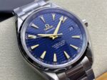 VS Factory Omega Seamaster Aqua Terra 150M 41.5mm Blue Wave Dial 18K Yellow Gold Hands Stainless Steel Bracelet (231.10.42.21.03.006) 1:1 Super Clone – DD8500 Movement - Image 4