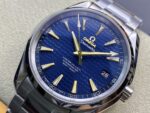 VS Factory Omega Seamaster Aqua Terra 150M 41.5mm Blue Wave Dial 18K Yellow Gold Hands Stainless Steel Bracelet (231.10.42.21.03.006) 1:1 Super Clone – DD8500 Movement - Image 3