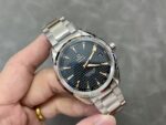 VS Factory Omega Seamaster Aqua Terra 150M 41.5mm Black Wave Dial 18K Rose Gold Hands Stainless Steel Bracelet (231.10.42.21.01.006) 1:1 Super Clone – DD8500 Movement - Image 5