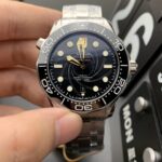 VS Factory Omega Seamaster Diver 300M James Bond 50th Anniversary OHMSS 42mm Black Gun-Barrel Dial Black Ceramic Bezel Stainless Steel Bracelet (210.20.42.20.01.004) 1:1 Super Clone – DD8800 Movement