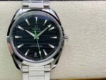 VS Factory Omega Seamaster Aqua Terra 150M 41mm Black Teak Dial Green Accents Stainless Steel Bracelet (220.10.41.21.01.001) 1:1 Super Clone – DD8900 Movement