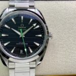 VS Factory Omega Seamaster Aqua Terra 150M 41mm Black Teak Dial Green Accents Stainless Steel Bracelet (220.10.41.21.01.001) 1:1 Super Clone – DD8900 Movement