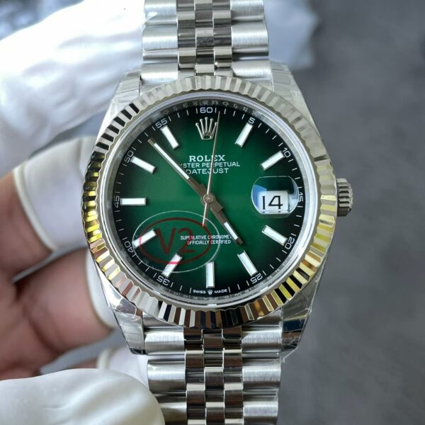 VS Factory Rolex Datejust 41mm Gradient Green Dial (126334) 1:1 Super Clone – DD3235 Movement
