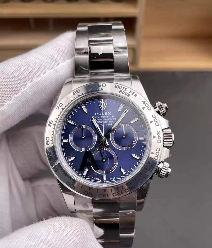 vsf-16080-5928f3d9c0-2026-05-08_105808_757 VS Factory Rolex Cosmograph Daytona 40mm Blue Dial (116509) 1:1 Super Clone – DD4130 Movement - Image 1
