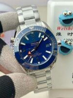 VS Factory Omega Seamaster Planet Ocean 600M GMT Blue Dial (215.30.44.22.03.001) 1:1 Super Clone – DD8906 Movement - Image 3