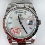 VS Factory Rolex Day-Date 40 Mother of Pearl Dial (228239) 1:1 Super Clone – DD3255 Movement - Image 6