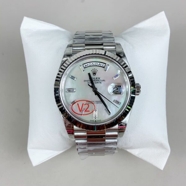 VS Factory Rolex Day-Date 40 Mother of Pearl Dial (228239) 1:1 Super Clone – DD3255 Movement