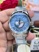 VS Factory Omega Seamaster Aqua Terra 150M Worldtimer 43mm “Summer Blue” 75th Anniversary (220.10.43.22.03.002) 1:1 Super Clone -DD8938 Movement - Image 5