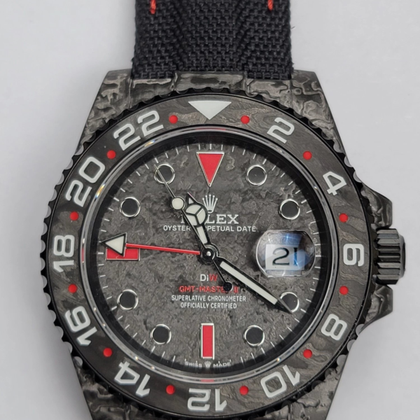 VS Factory Rolex GMT-Master II “DiW Carbon” Forged Carbon Fiber (Custom Edition) 1:1 Super Clone – DD3285 Movement