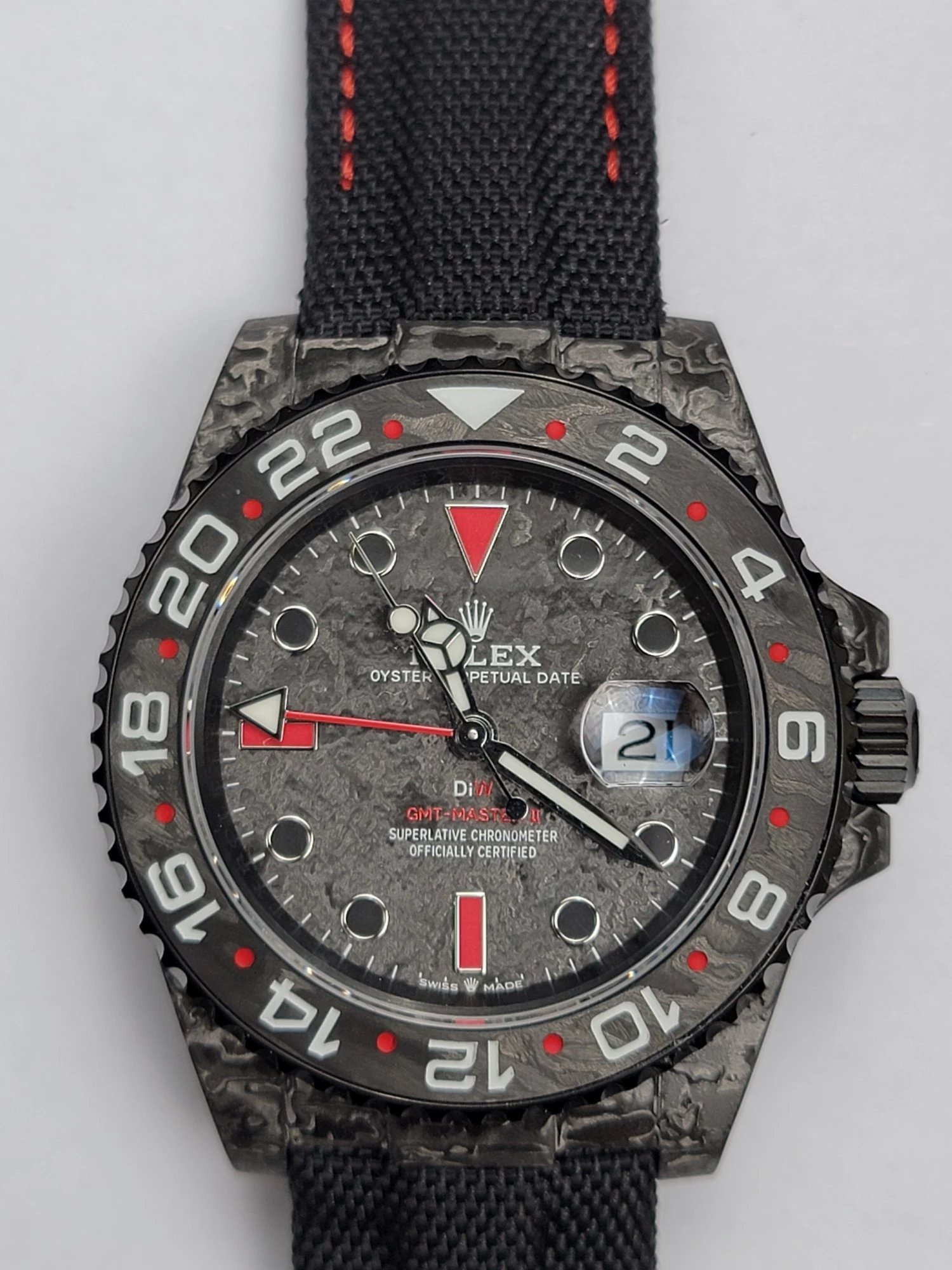 微信图片_20260303170531_262_116.png VS Factory Rolex GMT-Master II “DiW Carbon” Forged Carbon Fiber (Custom Edition) 1:1 Super Clone – DD3285 Movement - Image 1