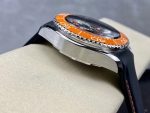 VS Factory Omega Seamaster Ultra Deep 45.5mm Orange Bezel Grey Dial (215.32.46.21.06.001) 1:1 Super Clone – DD8912 Movement - Image 6