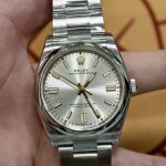 VS Factory Rolex Oyster Perpetual 36 Silver Dial Smooth Bezel Oyster Bracelet (126000) 1:1 Super Clone – DD3230 Movement