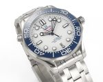 VS Factory Omega Seamaster Diver 300M 42mm White Dial Blue Bezel (210.30.42.20.04.002) 1:1 Super Clone – DD8800 Movement - Image 3