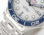 VS Factory Omega Seamaster Diver 300M 42mm White Dial Blue Bezel (210.30.42.20.04.002) 1:1 Super Clone – DD8800 Movement - Image 5