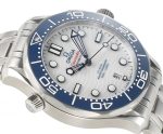VS Factory Omega Seamaster Diver 300M 42mm White Dial Blue Bezel (210.30.42.20.04.002) 1:1 Super Clone – DD8800 Movement - Image 6