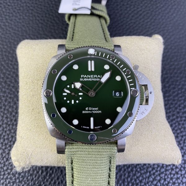 VS Factory Panerai Submersible QuarantaQuattro 44mm Gradient Green Dial (PAM01287) 1:1 Super Clone – DDP.900 Movement