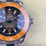 VS Factory Omega Seamaster Ultra Deep 45.5mm Orange Bezel Grey Dial (215.30.46.21.06.001) 1:1 Super Clone – DD8912 Movement - Image 10