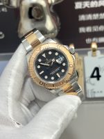 VS Factory Rolex Yacht-Master 44mm Black Dial Rosegold Bezel Two-Tone Rose Gold Oyster Bracelet(126621) 1:1 Super Clone – DD3235 Movement - Image 3