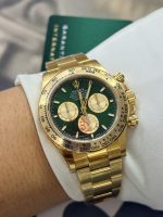 VS Factory Rolex Cosmograph Daytona 40mm Green Dial Yellow Gold (126508) 1:1 Super Clone – DD4131 Movement - Image 8