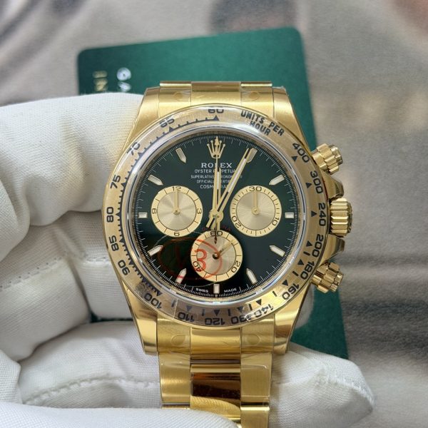 VS Factory Rolex Cosmograph Daytona 40mm Green Dial Yellow Gold (126508) 1:1 Super Clone – DD4131 Movement