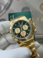 VS Factory Rolex Cosmograph Daytona 40mm Green Dial Yellow Gold (126508) 1:1 Super Clone – DD4131 Movement - Image 3