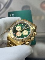 VS Factory Rolex Cosmograph Daytona 40mm Green Dial Yellow Gold (126508) 1:1 Super Clone – DD4131 Movement - Image 4